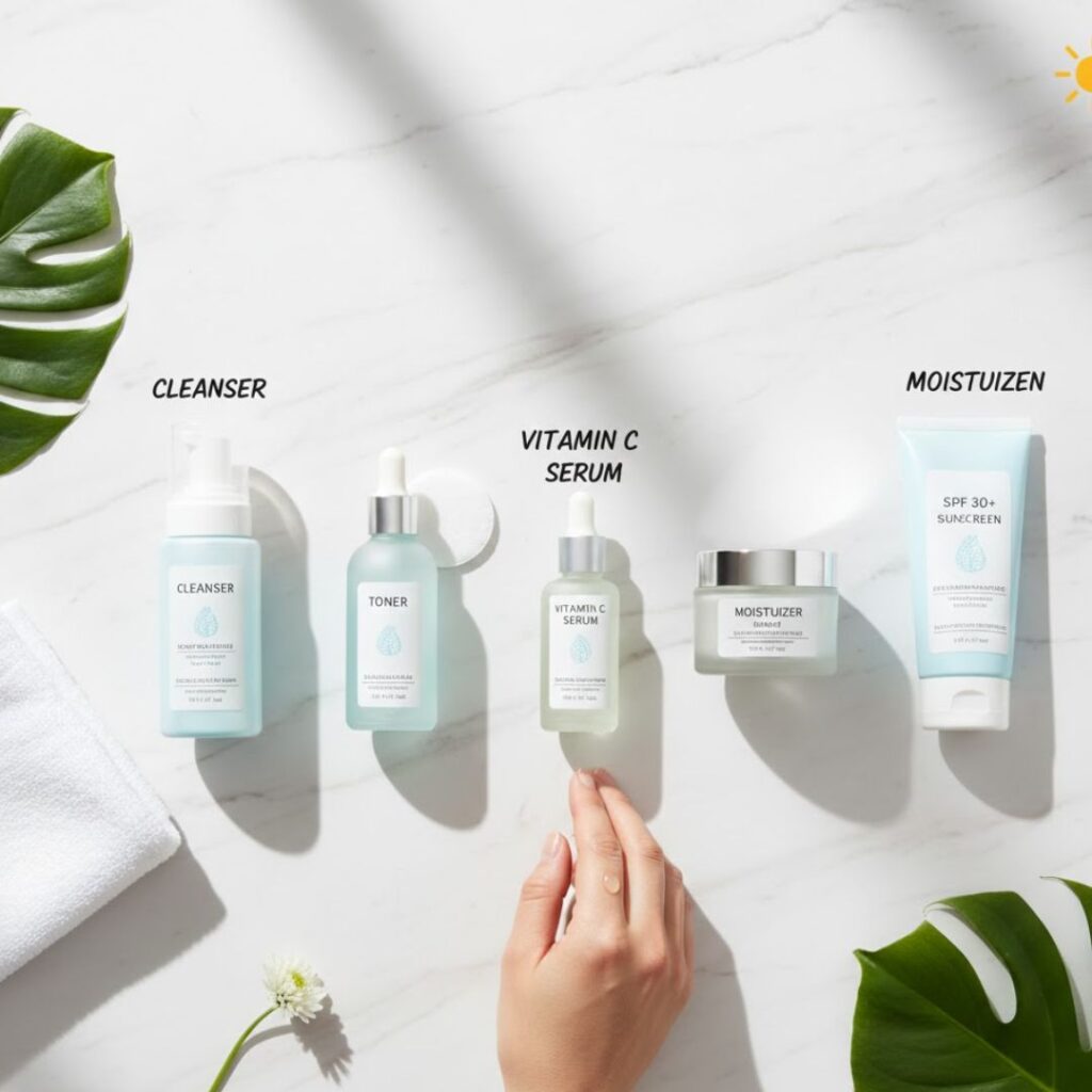 Morning and Night Skincare Routine for Glowing and Healthy Skin 3 Morning Skincare Routine Steps for Normal Skin