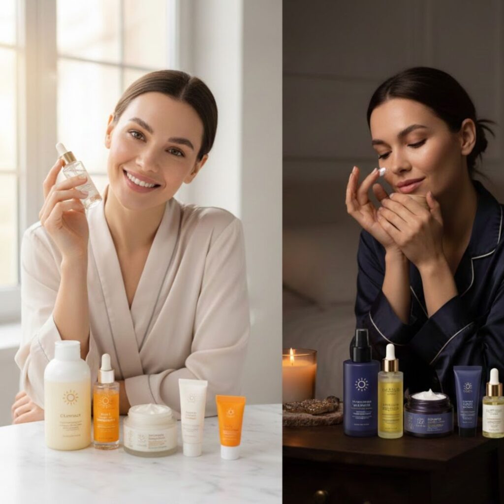 Morning and Night Skincare Routine for Glowing and Healthy Skin 2 Morning and Night Skincare Routine 1