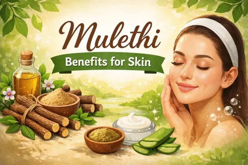 Top 10 Mulethi Benefits for Skin (Backed by Ayurveda) 6 Mulethi Benefits for Skin