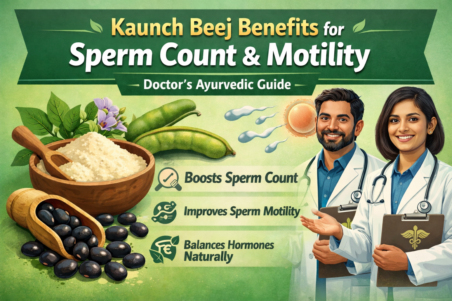 Kaunch Beej Benefits for Sperm Count & Motility